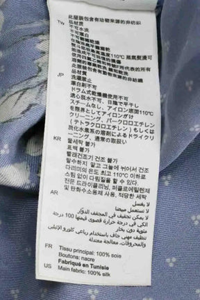Chemise Sandro Bleu en Soie