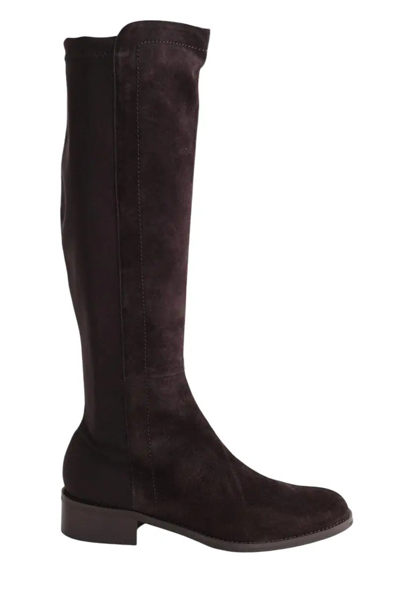 Bottes LK Bennett Tallis Marron en Daim, taille 38 - Seconde Main