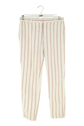 Pantalon droit Sandro Blanc en Coton, taille M - Seconde Main