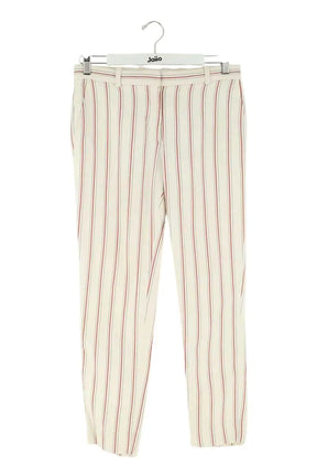 Pantalon droit Sandro Blanc en Coton, taille M - Seconde Main