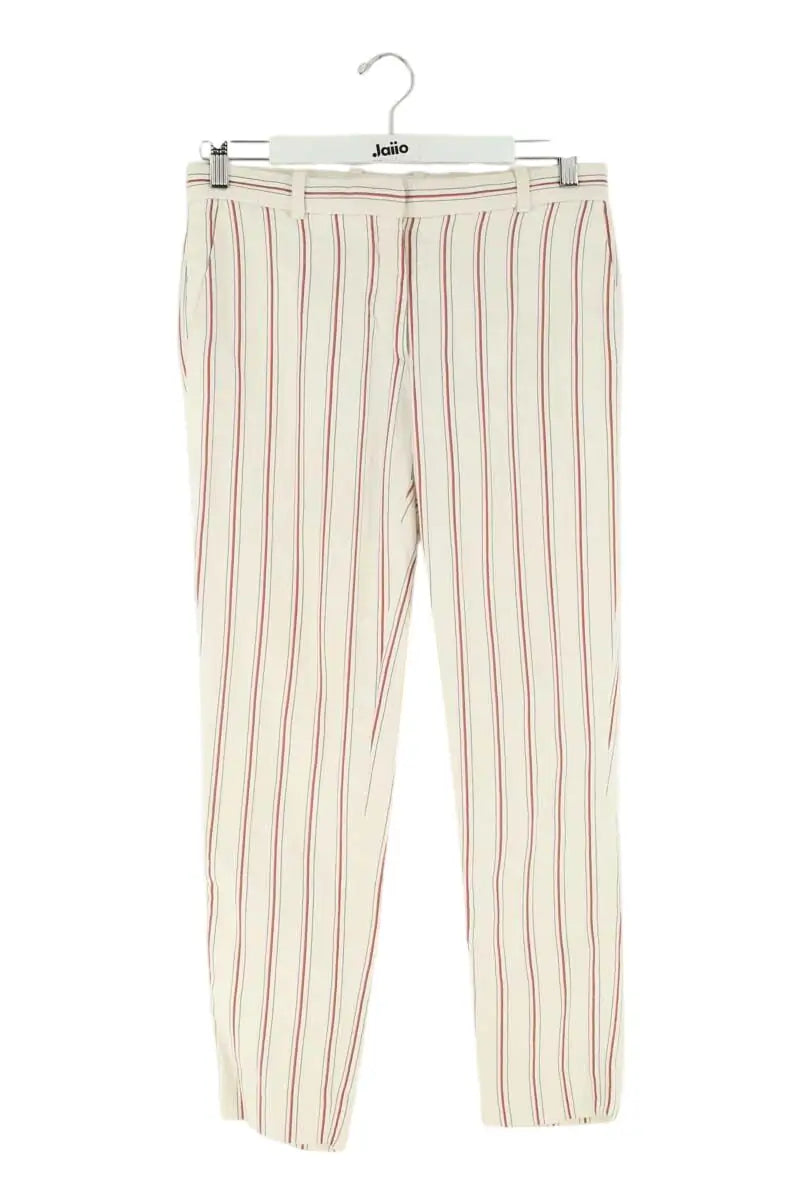 Pantalon droit Sandro Blanc en Coton, taille M - Seconde Main
