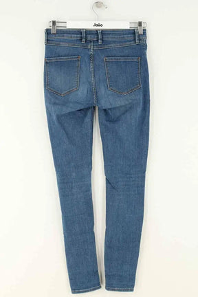Jean slim Sandro Bleu en Coton