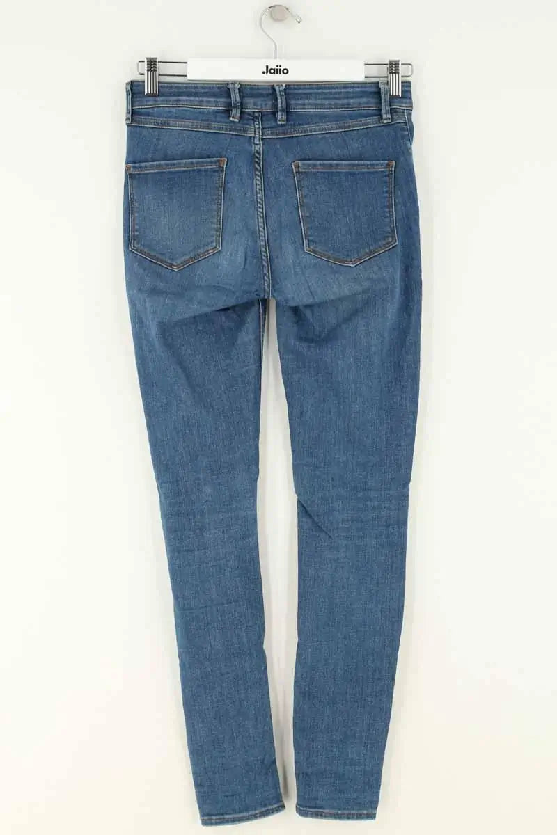 Jean slim Sandro Bleu en Coton