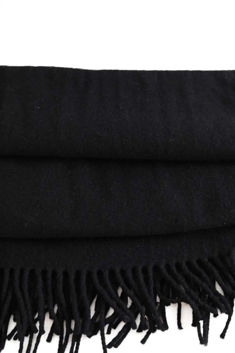 Écharpe Claudie Pierlot Noir en Laine