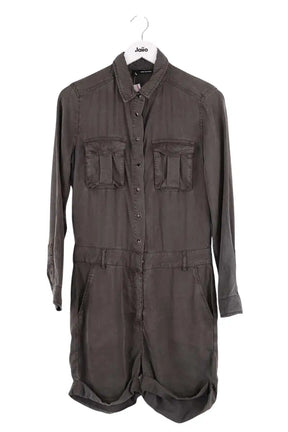 Combishort The Kooples Kaki en Synthétique, taille XS - Seconde Main