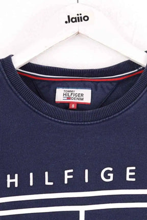 Sweatshirt Tommy Hilfiger Marine en Coton