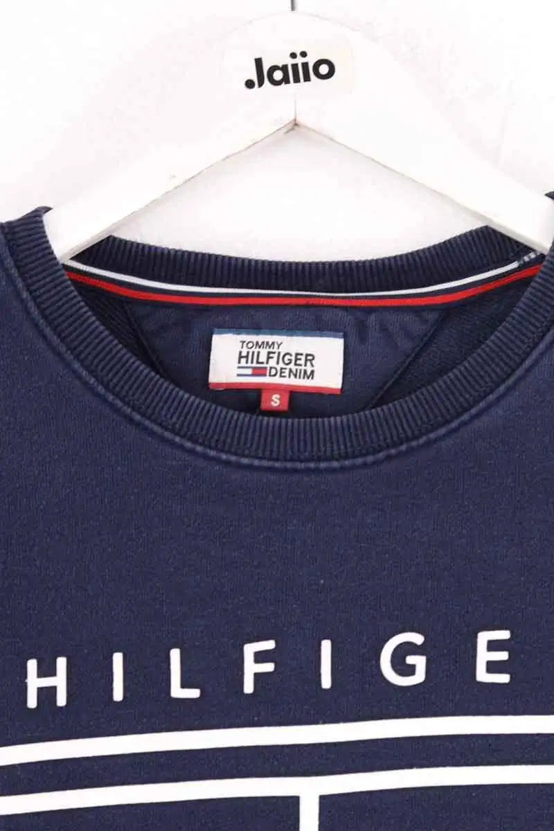 Sweatshirt Tommy Hilfiger Marine en Coton