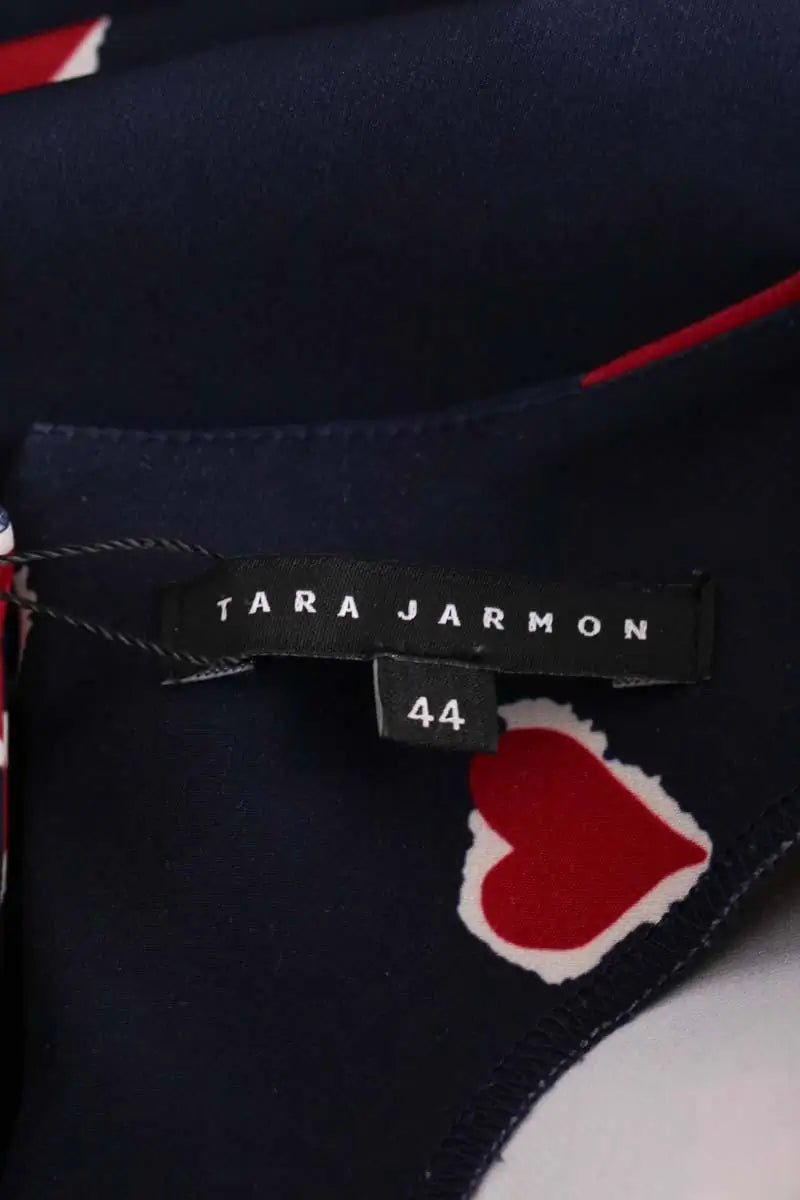 Robe Tara Jarmon Marine en Viscose