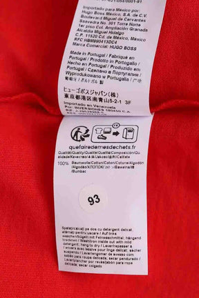 T-shirt Hugo Boss Rouge en Coton