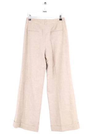 Pantalon large Paule Ka Beige en Laine