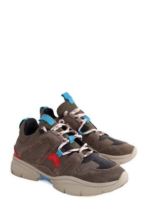 Baskets Isabel Marant Gris en Cuir