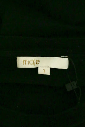 T-shirt Maje Noir en Coton