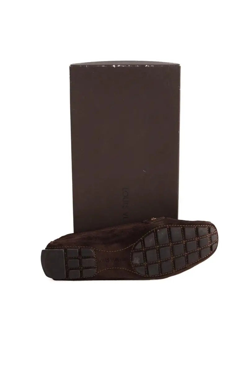 Mocassins Louis Vuitton Marron en Daim