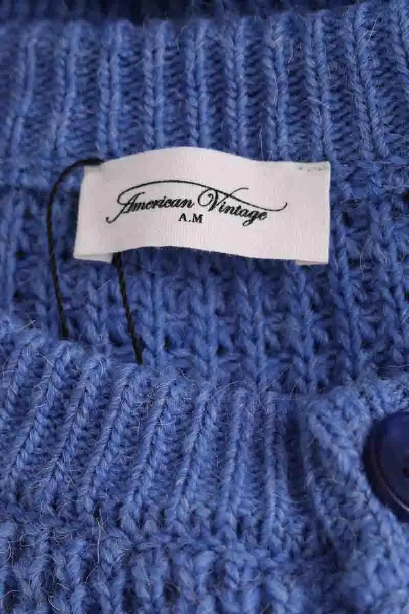 Gilet American Vintage Bleu en Synthétique