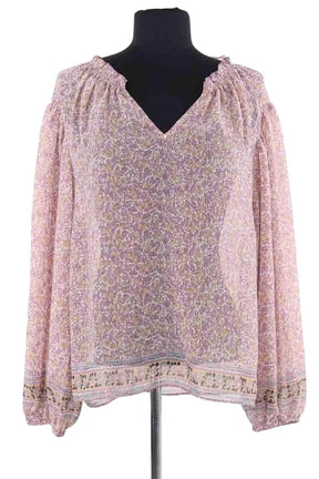 Blouse Des Petits Hauts Violet en Viscose, taille M - Seconde Main