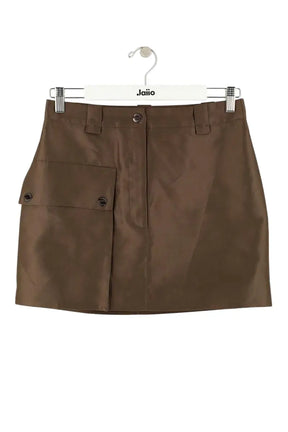 Jupe Sandro Marron en Synthétique, taille S - Seconde Main