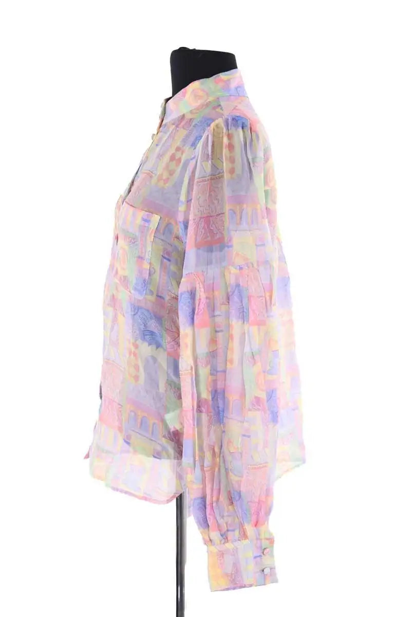 Chemise Soi Multicolore en Soie