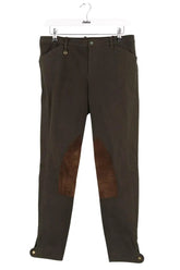 Pantalon d'Equitation Ralph Lauren Kaki en Coton, taille M - Seconde Main
