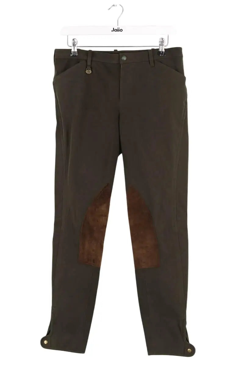 Pantalon d'Equitation Ralph Lauren Kaki en Coton, taille M - Seconde Main
