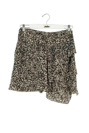Mini jupe Iro Noir en Soie, taille S - Seconde Main