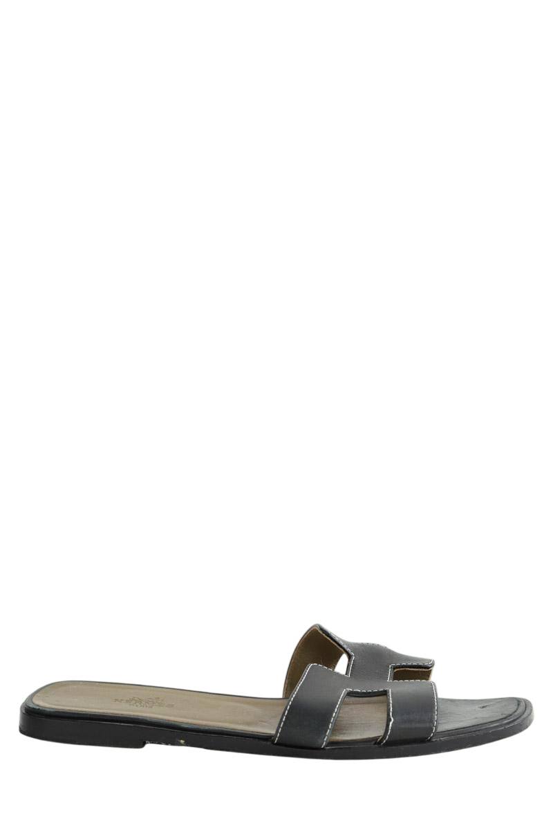Sandales Hermès  Noir