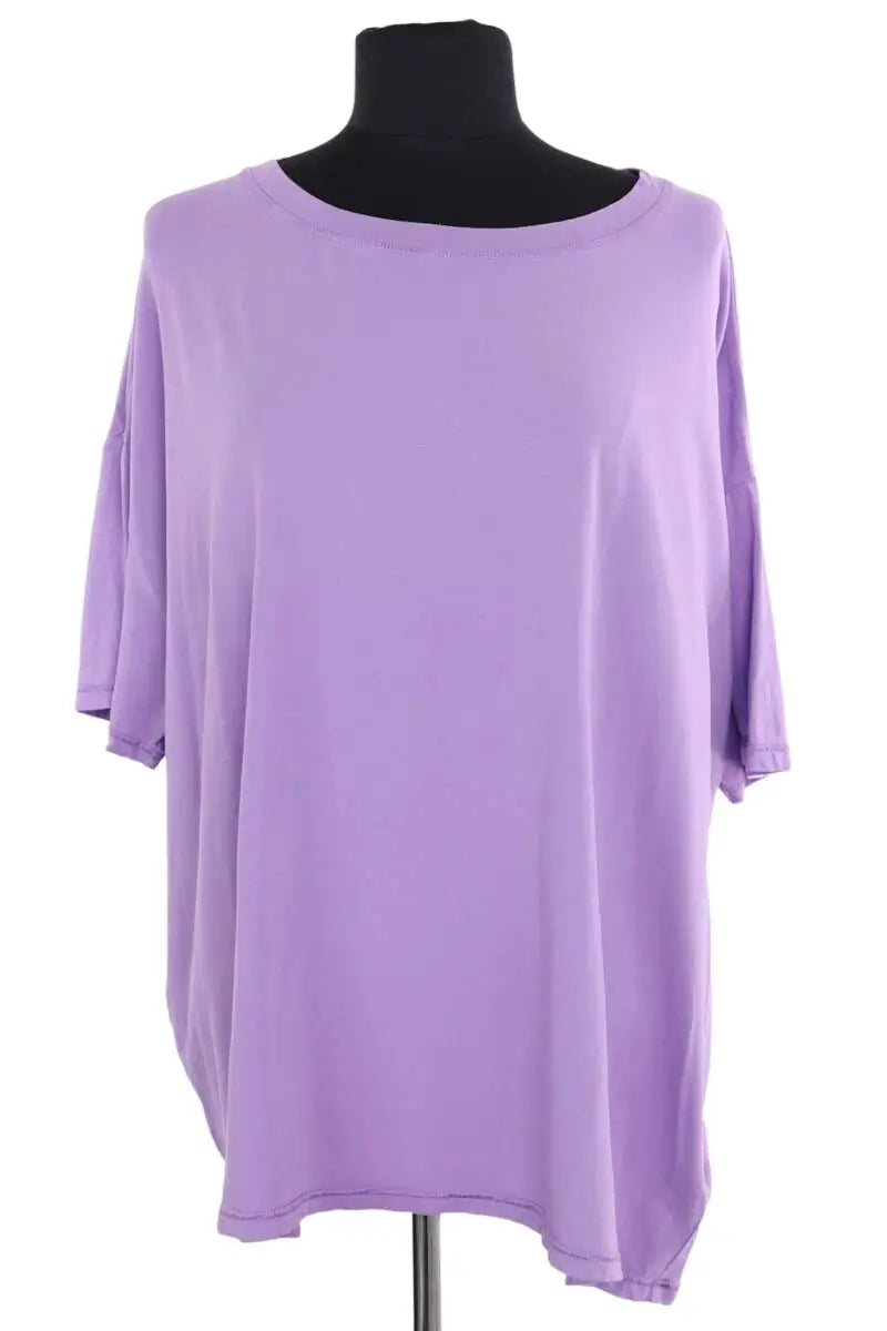 T-shirt American Vintage Violet en Coton, taille M - Seconde Main