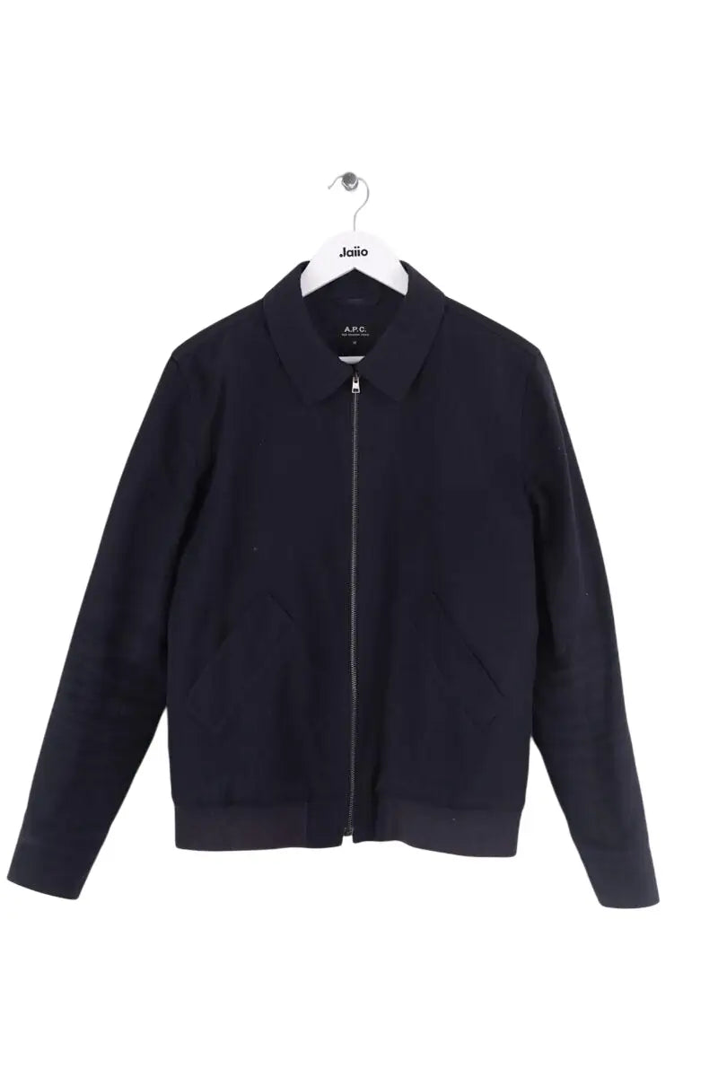 Veste APC Bleu en Coton, taille M - Seconde Main