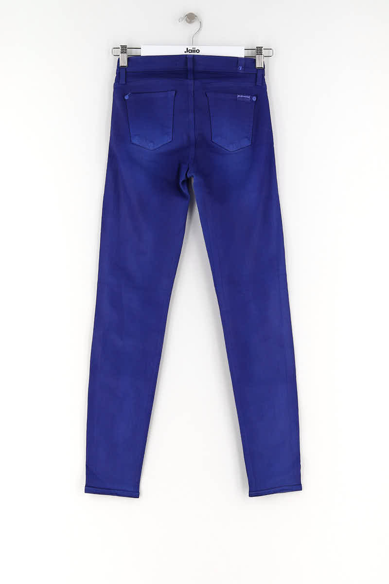 Jean slim 7 For All Mankind  Bleu