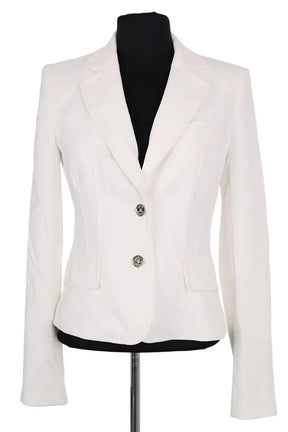 Blazer Michael Kors Blanc en Synthétique, taille XS - Seconde Main