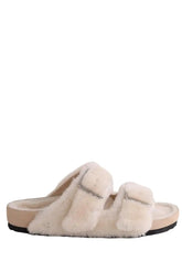Mules Birkenstock Beige en Cuir, taille 42 - Seconde Main