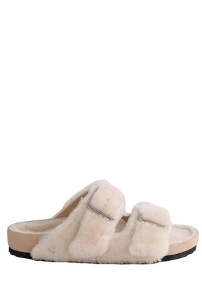 Mules Birkenstock Beige en Cuir, taille 42 - Seconde Main