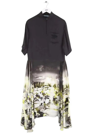 Robe Prada Noir en Synthétique, taille M - Seconde Main