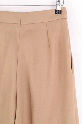Pantalon large Maje Beige en Synthétique