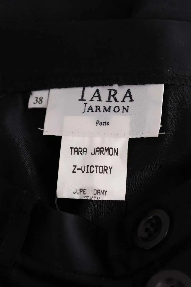Jupe Tara Jarmon Noir en Synthétique