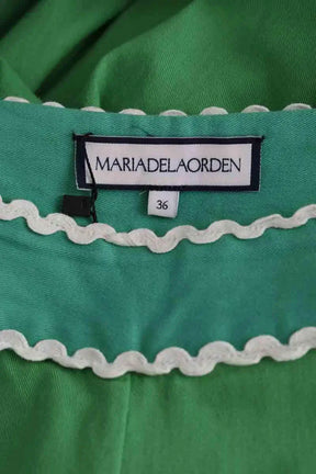 Pantalon Maria de la Orden Vert en Coton