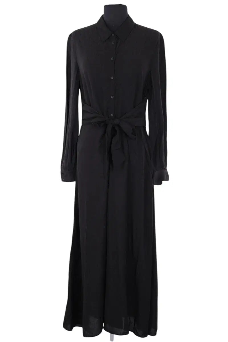 Robe Claudie Pierlot Noir en Viscose, taille S - Seconde Main