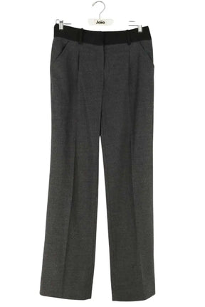 Pantalon droit Mugler Gris en Laine, taille M - Seconde Main