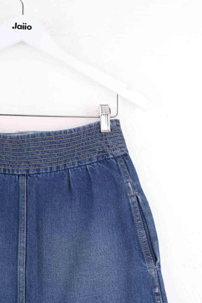 Mini jupe Chloé Bleu en Coton