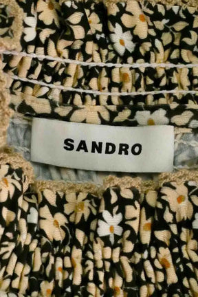 T-shirt Sandro Beige en Viscose