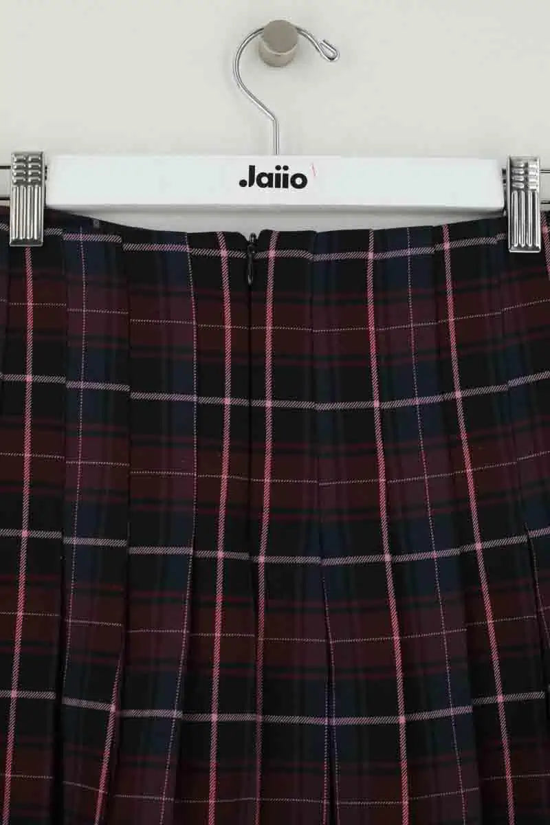 Mini jupe Maje Bordeaux en Synthétique