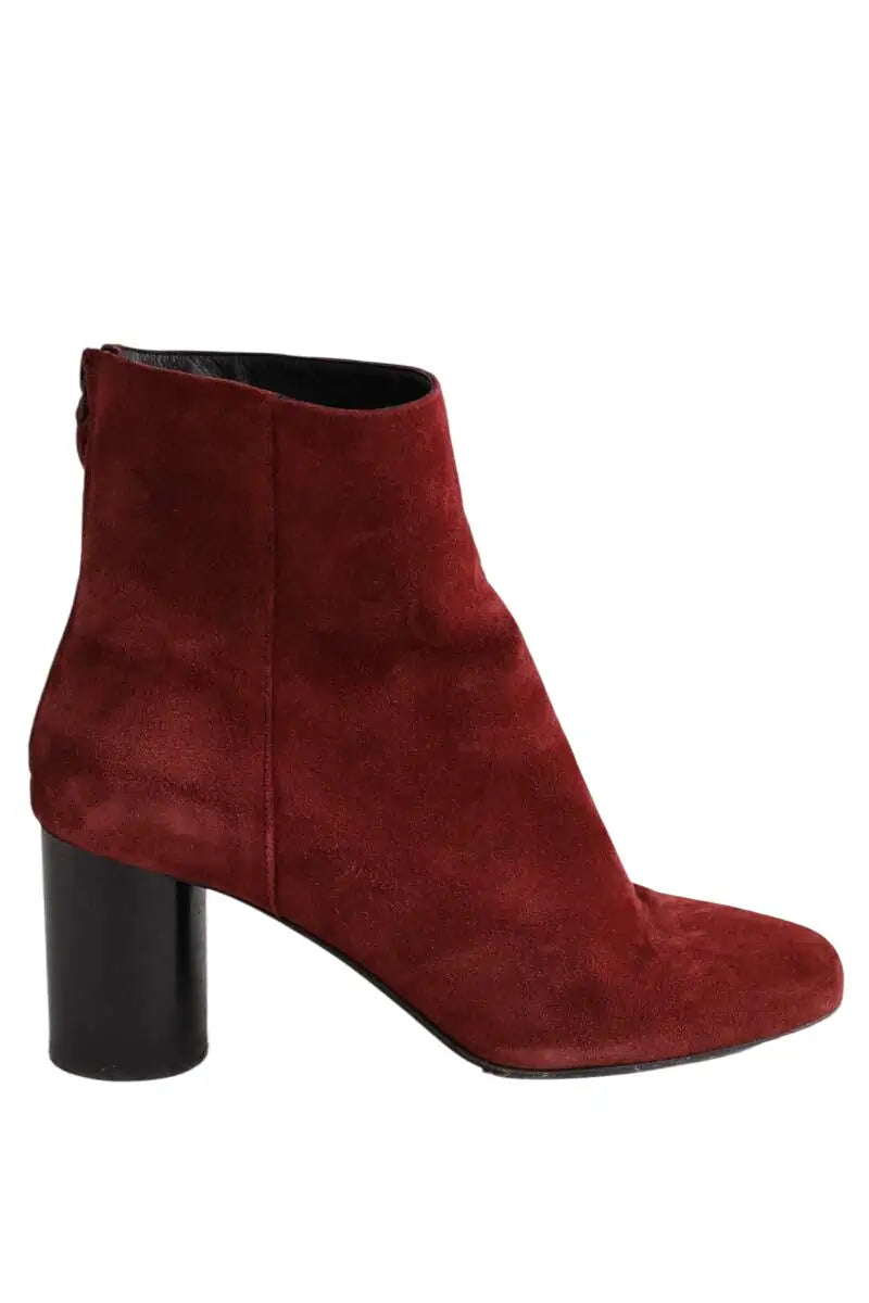 Talons Sandro Bordeaux en Velours, taille 38 - Seconde Main