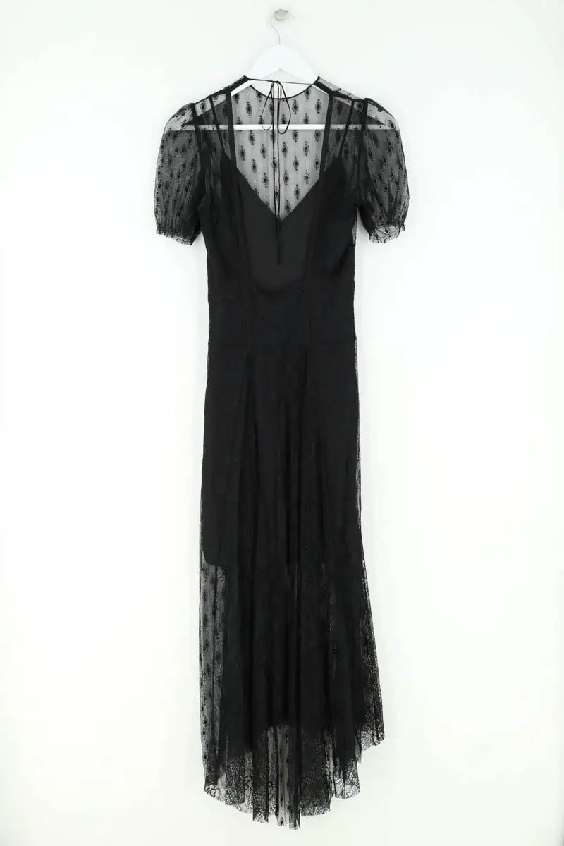 Robe Maje Noir en Synthétique