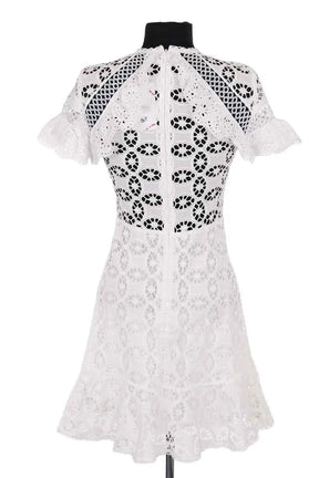 Robe Sandro Blanc en Coton