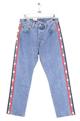 Jean droit Levi's 501 Bleu en Coton, taille XS - Seconde Main