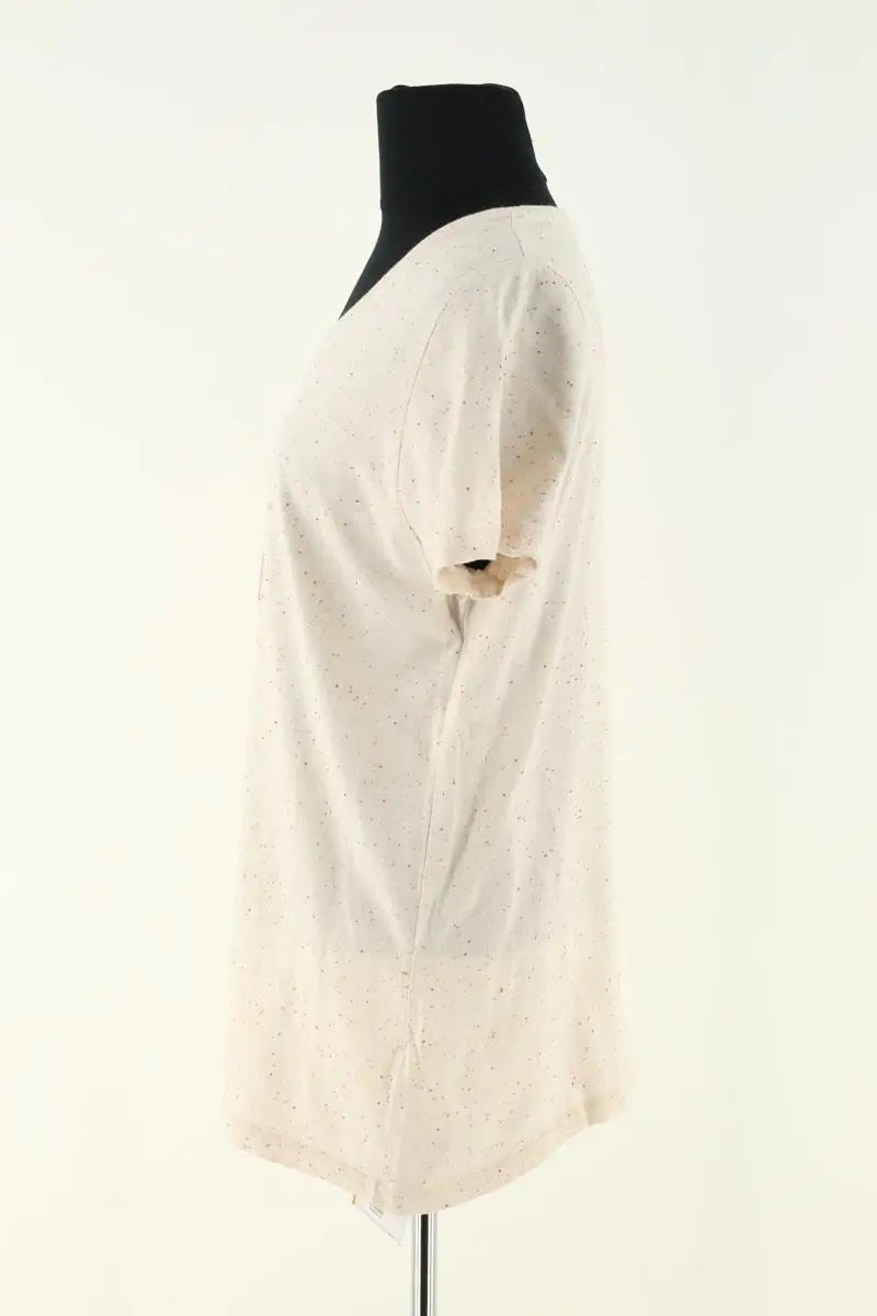 T-shirt Soi Beige en Coton