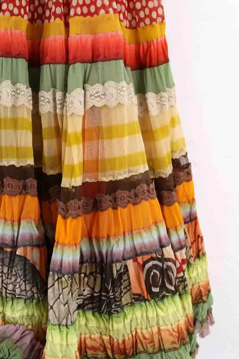 Robe Jean Paul Gaultier Orange en Viscose