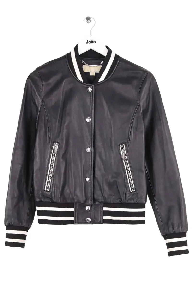 Blouson Michael Kors Noir en Synthétique, taille S - Seconde Main
