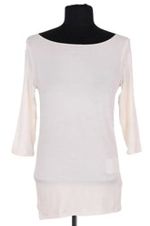 Top Majestic Filatures Beige en Viscose, taille S - Seconde Main