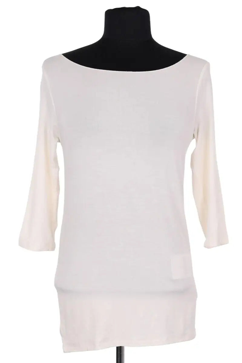Top Majestic Filatures Beige en Viscose, taille S - Seconde Main