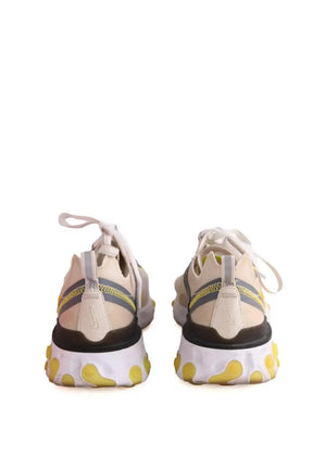 Baskets Nike React Element 87 Jaune en Tissu